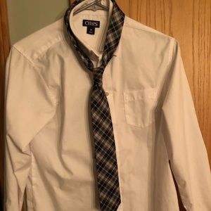 Boys dress shirt and tie
